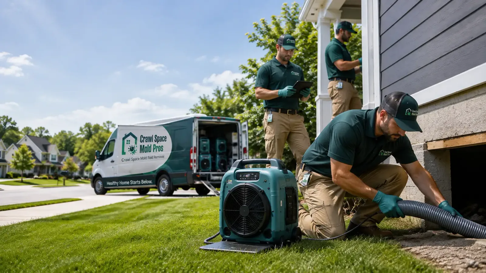 Crawl Space Mold Removal in Blakeslee, PA